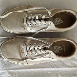 Vans Women’s Tan Vans Canvas Sneakers